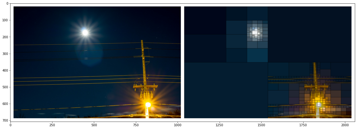 street light diptych