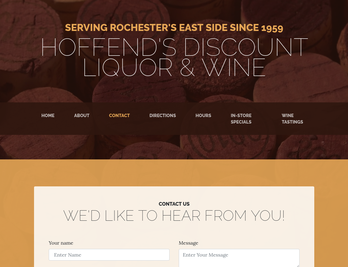 Hoffends Public Website